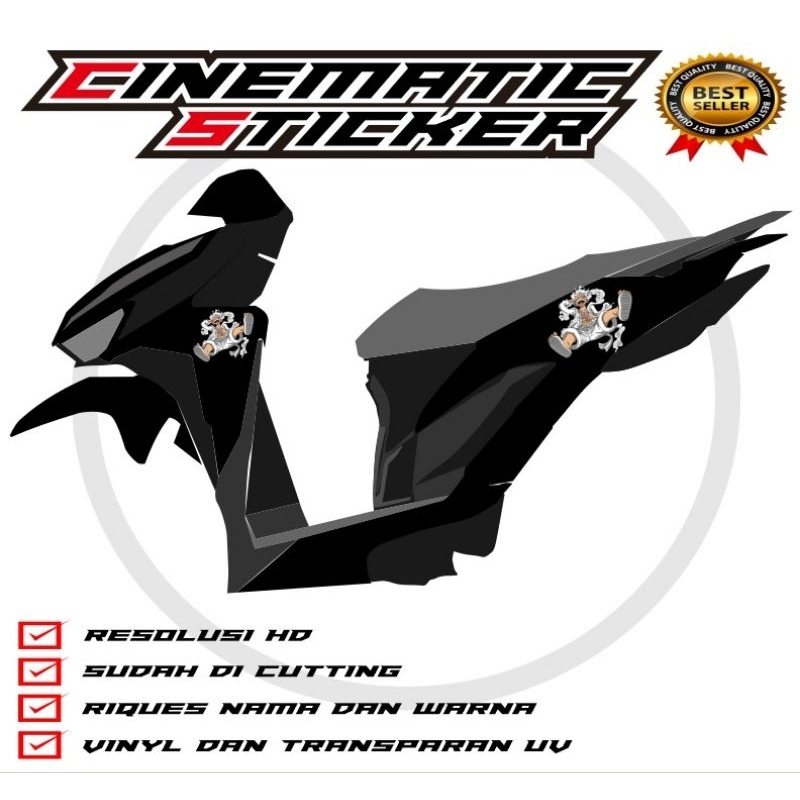Jual sticker striping Vario 125 cc variasi transparan boleh riquest ...