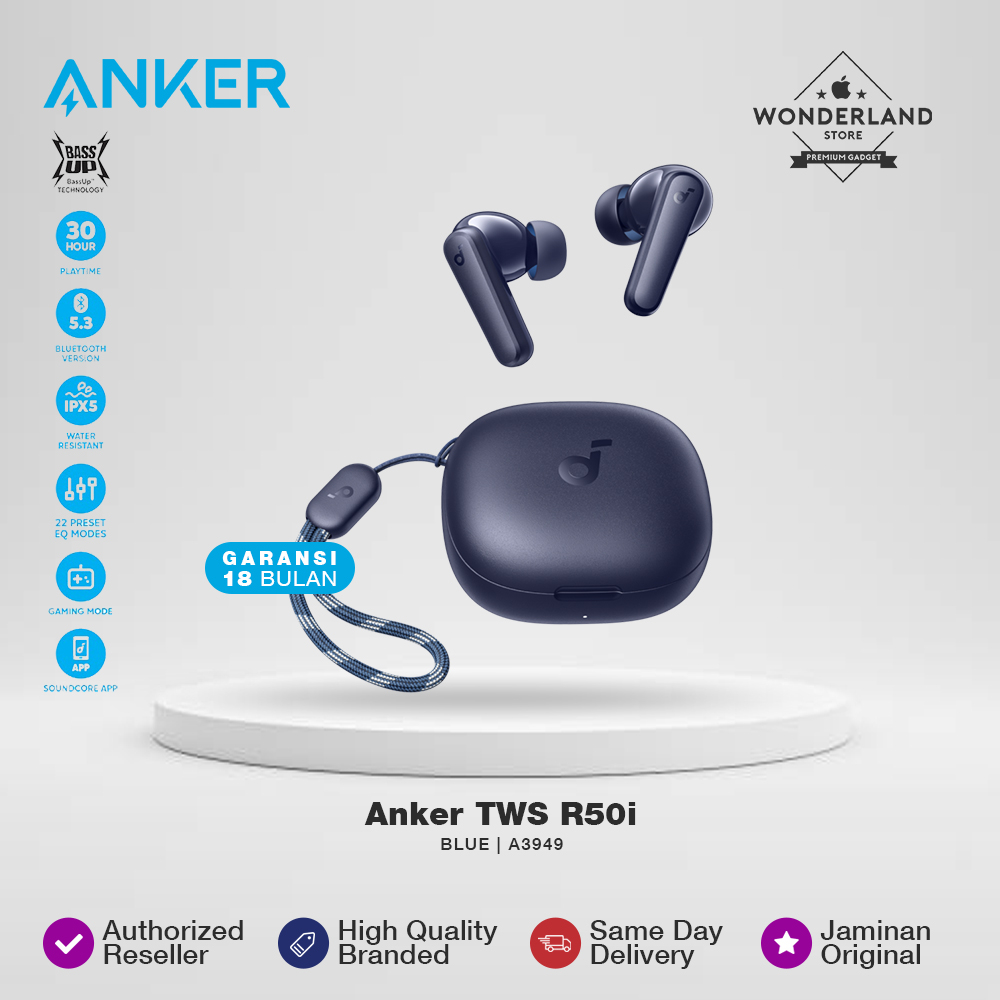Jual Anker TWS R50i Earphone Bluetooth Gaming Mode Low Latency BT5.3 ...
