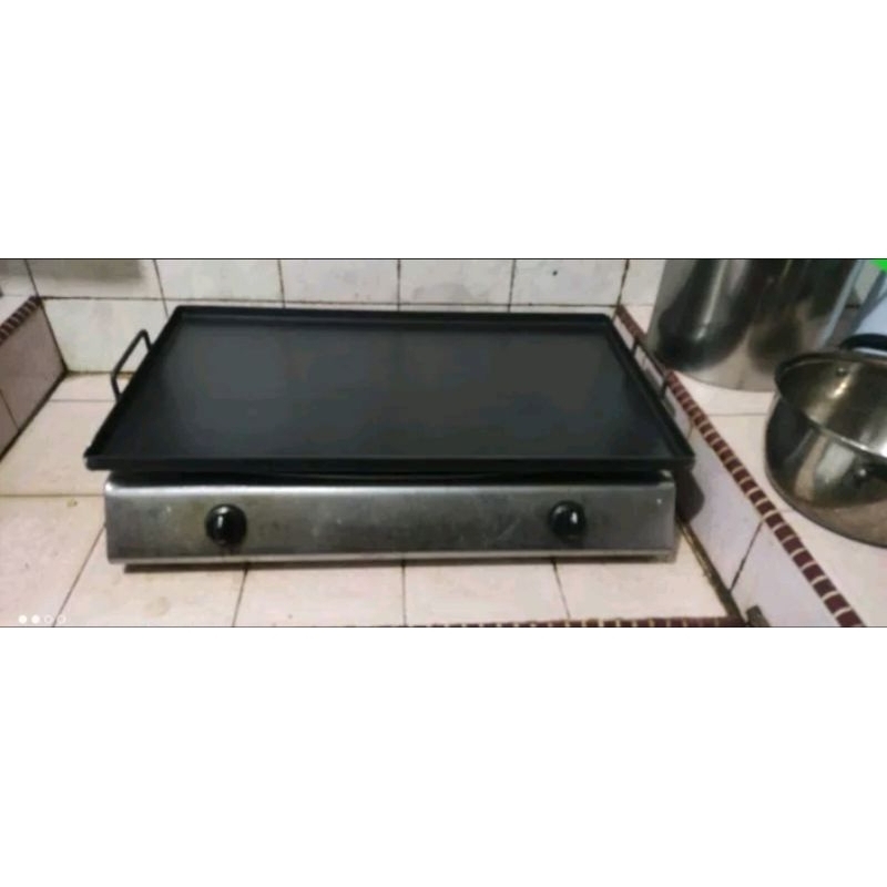 Jual Wajan 2 Tungku - Steak Ayam / Roti Bakar / Pancake Viral Dll ...