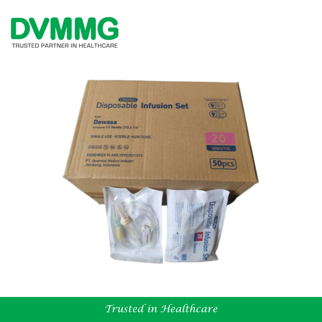 Jual Onemed Infusion Set Dewasa Per Box | Shopee Indonesia