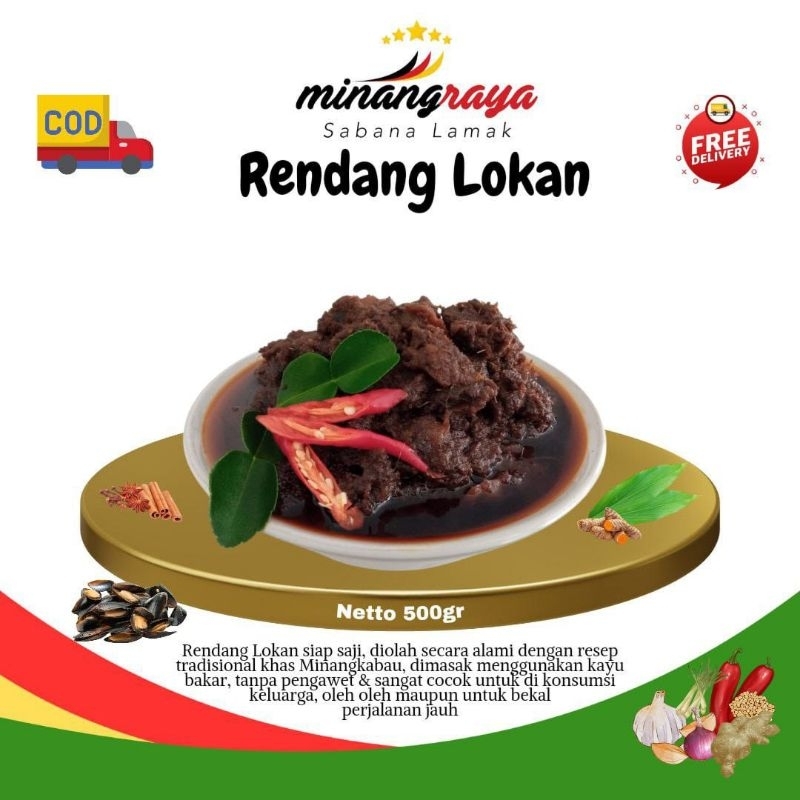 Jual Rendang Lokan Asli Minang Raya Masakan Bumbu Khas Minang Halal