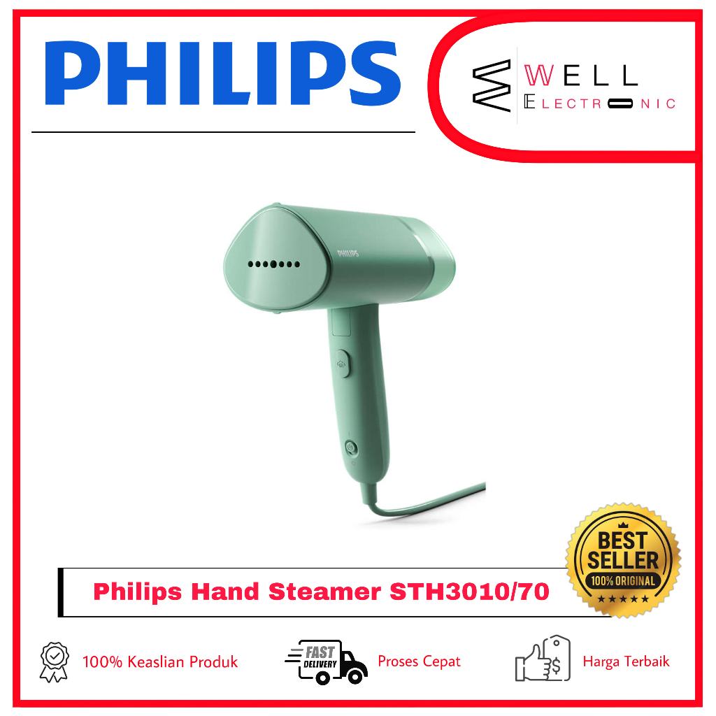 Jual PHILIPS STH3010/70 Handheld Garment Steamer 3000 Series STH 3010