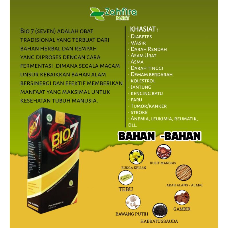 Jual Bio 7 | bio seven obat herbal | Shopee Indonesia