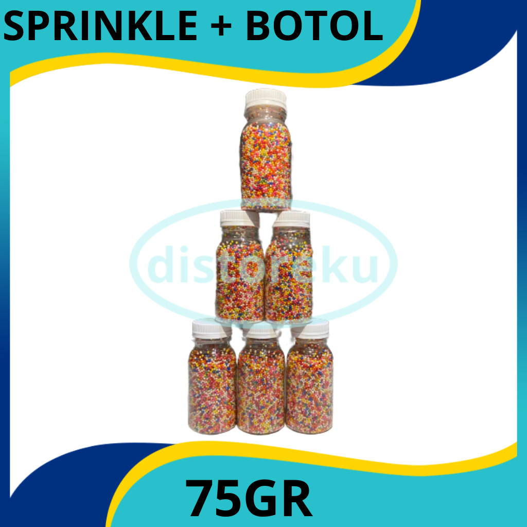 Jual SPRINGKEL 100GR BOTOL SPRINKEL SPRINKLE TRIMIT GULA HIASAN KUE ...