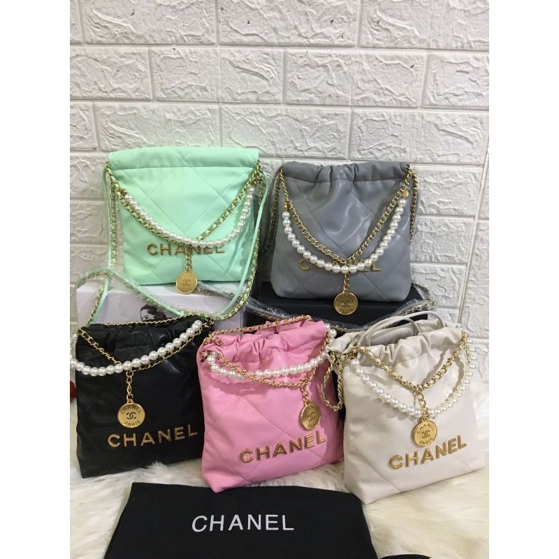 Replica Chanel 19 Shopping Bag Lambskin AS3519 Grey