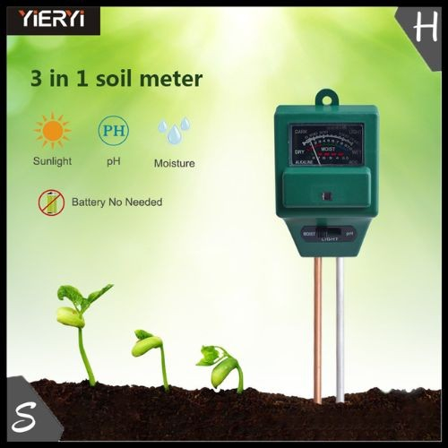 Jual Alat Ukur Ph Meter Analisa Suhu Kelembapan Tanah Detector In