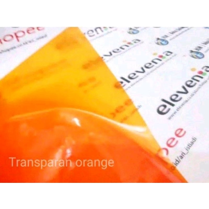 Jual STIKER MOTOR WARNA OREN SEKOTLET MOTOR OREN DOFF/ GLOSY STICKER ...