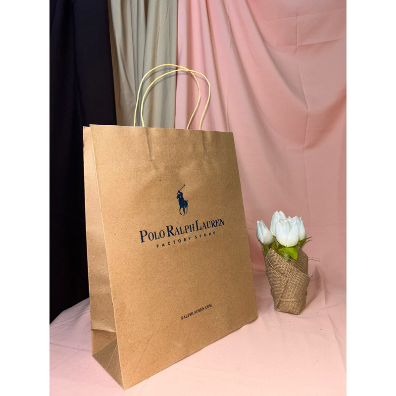 Paper bag polo sale