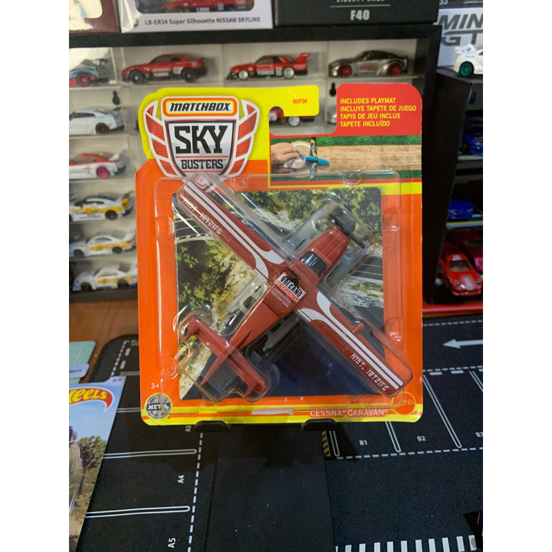 Matchbox Sky Busters Cessna Caravan – Spielzeugflugzeug Im Maßstab 1:64, Robust Für Kinder
