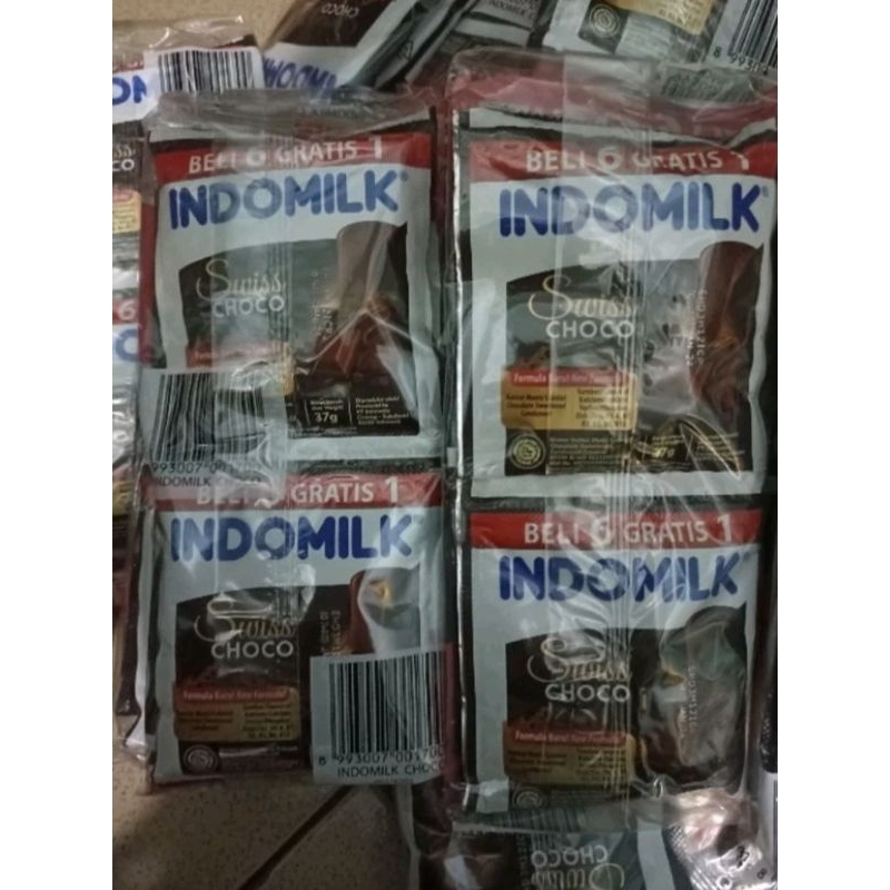 Jual Susu Indomilk Kental Manis Coklat 1 Renceng Isi 6 sachet Shopee
