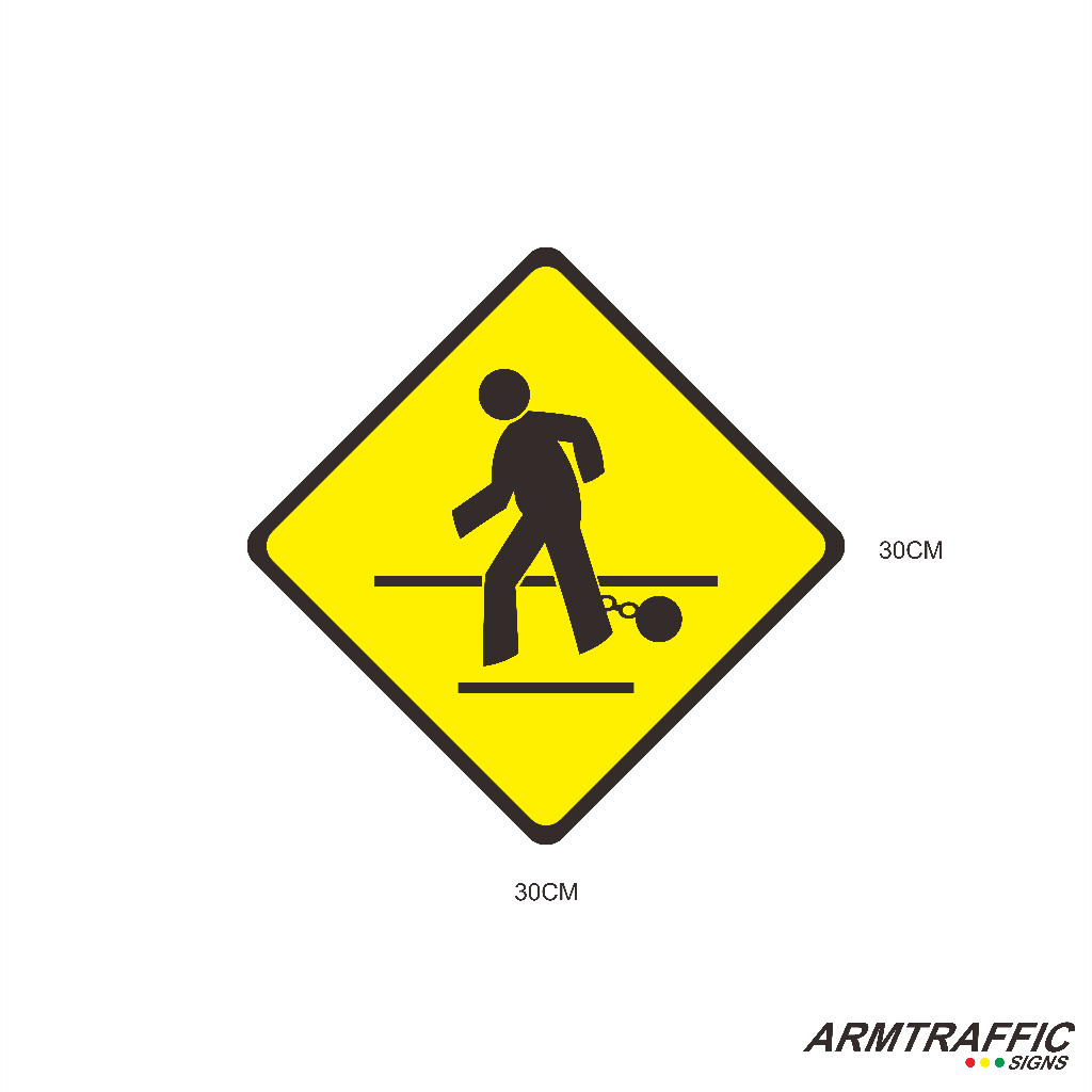 Jual SIGN BOLA BESI 30 X 30 CM | TANDA ARAH PETUNJUK RAMBU | Shopee ...