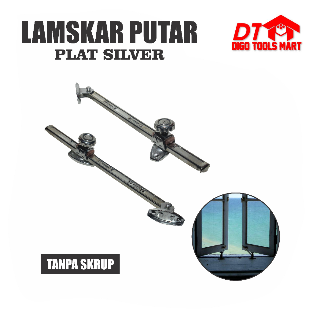 Jual Lamskar Putar Plat Besar Hak Angin Cantolan Jendela Ramskar ...