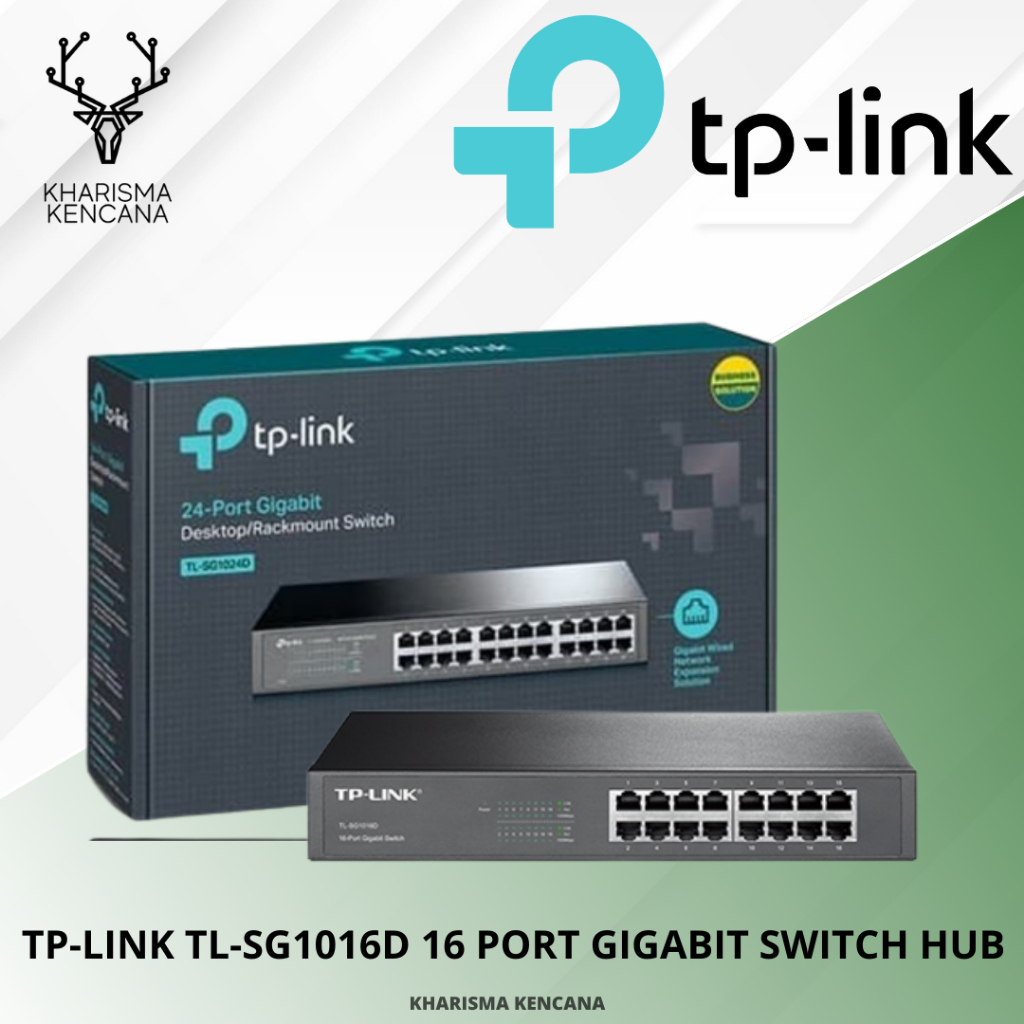 Jual TP-LINK TL-SG1016D 16 PORT GIGABIT SWITCH HUB | Shopee Indonesia