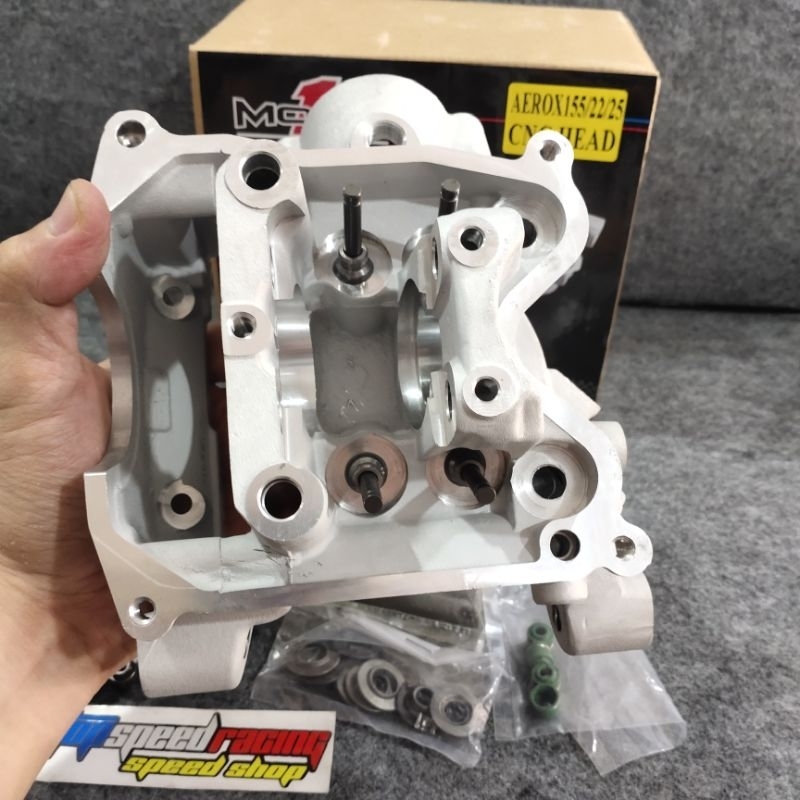 Jual BLOK HEAD MOTO 1 BUAT YAMAHA AEROX / NEW NMAX / R15 V3 PORTING 22 ...