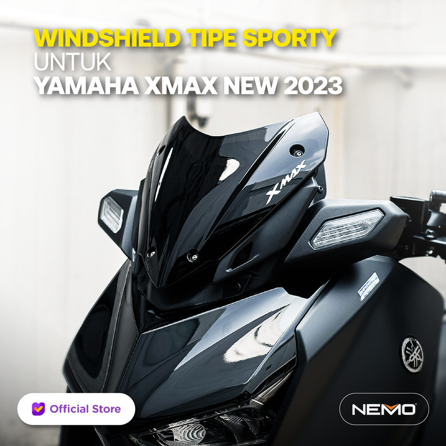 Jual Windshield / Visor Nemo Kecil Yamaha New Xmax / X max Connected Shopee Indonesia