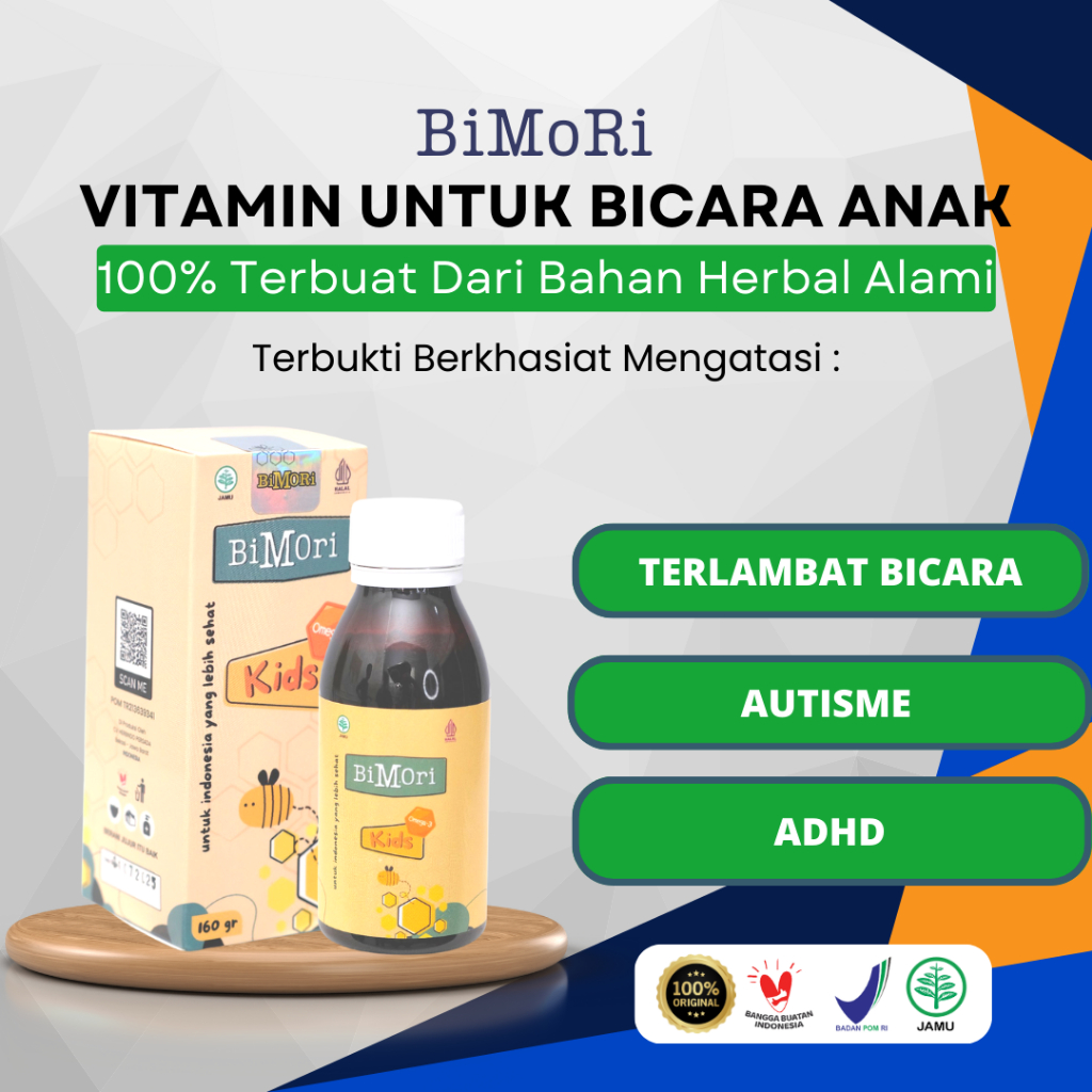 Jual Bimori Kids Vitamin Untuk Bicara Anak Untuk Terapi Speech Delay Obat Adhd Autism Madu Anak