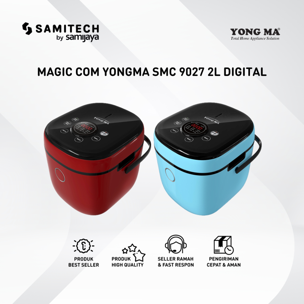 Jual MAGIC COM YONGMA DIGITAL SMC9027 RICE COOKER YONG MA 9027 2 LITER Shopee Indonesia