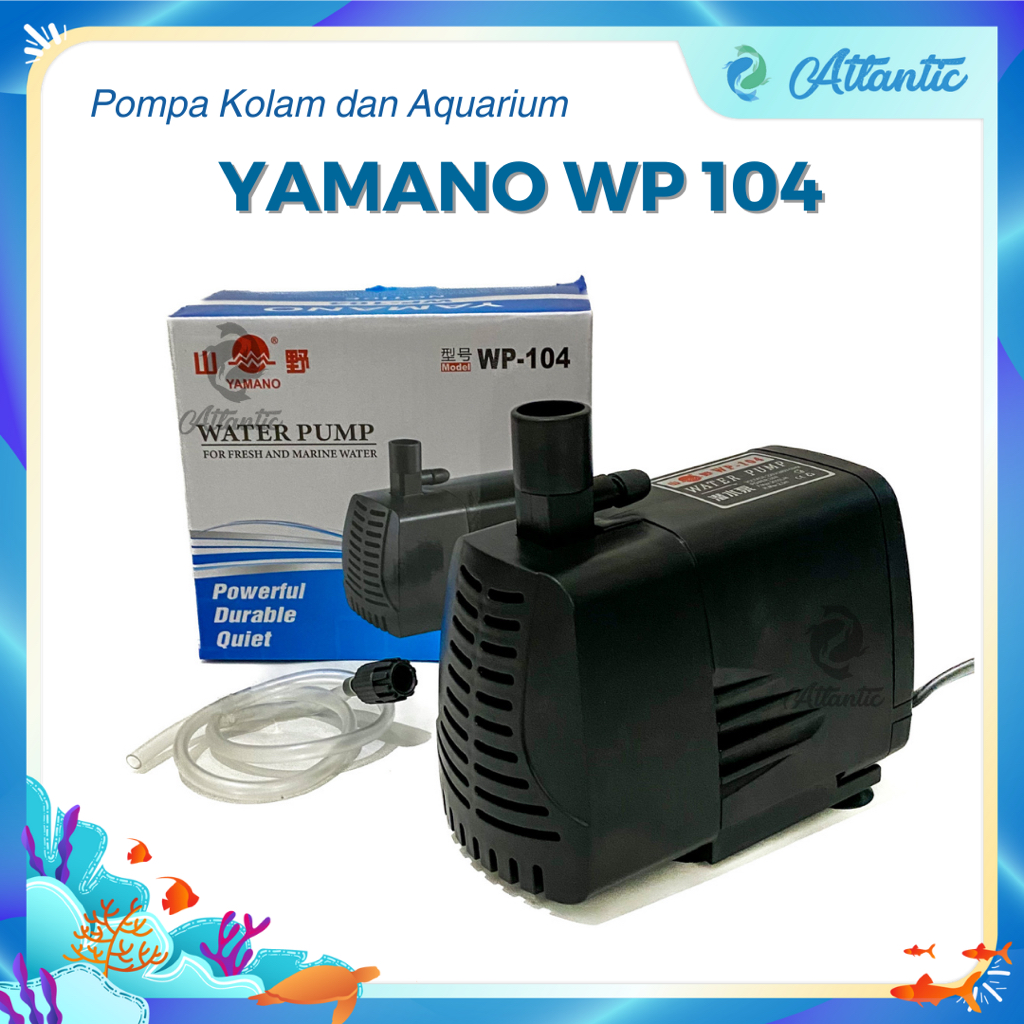 YAMANO WP 104 Pompa Air Celup Aquarium Kolam Hidroponik Akuarium Water Pump
