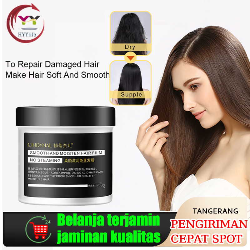 Jual Cindynal Hair Mask Keratin Smooting Yurizumi Pelurus Rambut Tanpa ...