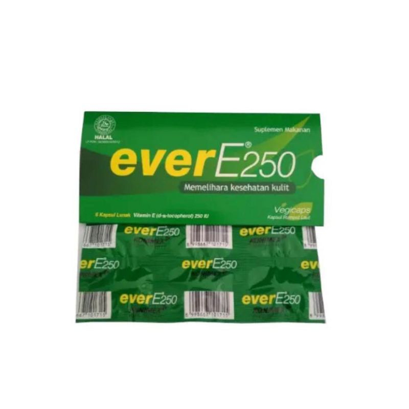 Jual Ever E250 Suplemen Kesehatan Kulit 1 Strip Isi 6 Kapsul Shopee Indonesia 6502