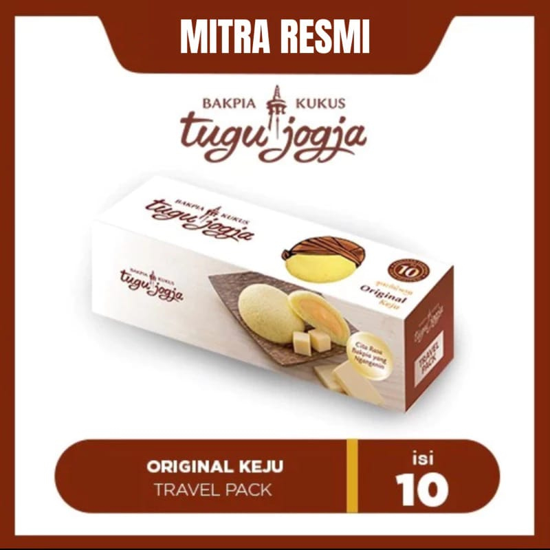 Jual Bakpia Kukus Tugu Jogja Kemasan Travel Pack Isi 10 Pcs Bakpia