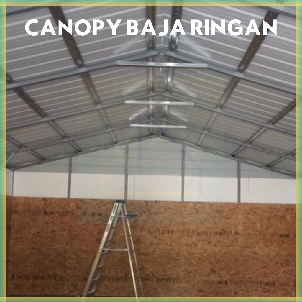 Jual Kanopi Canopy Baja Ringan Atap Spandek Polos Aldero Polycarbonate Polycarbonate 4923