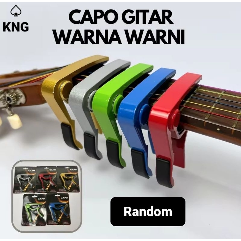 Jual Capo Gitar Akustik Penjepit Senar Guitar Alat Musik Shopee Indonesia