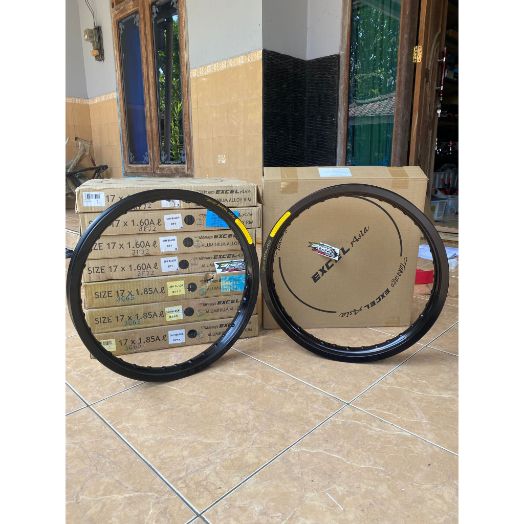 Jual Velg Takasago Excel Asia Ring 17 Ukuran 160 185 Warna Hitam Velg