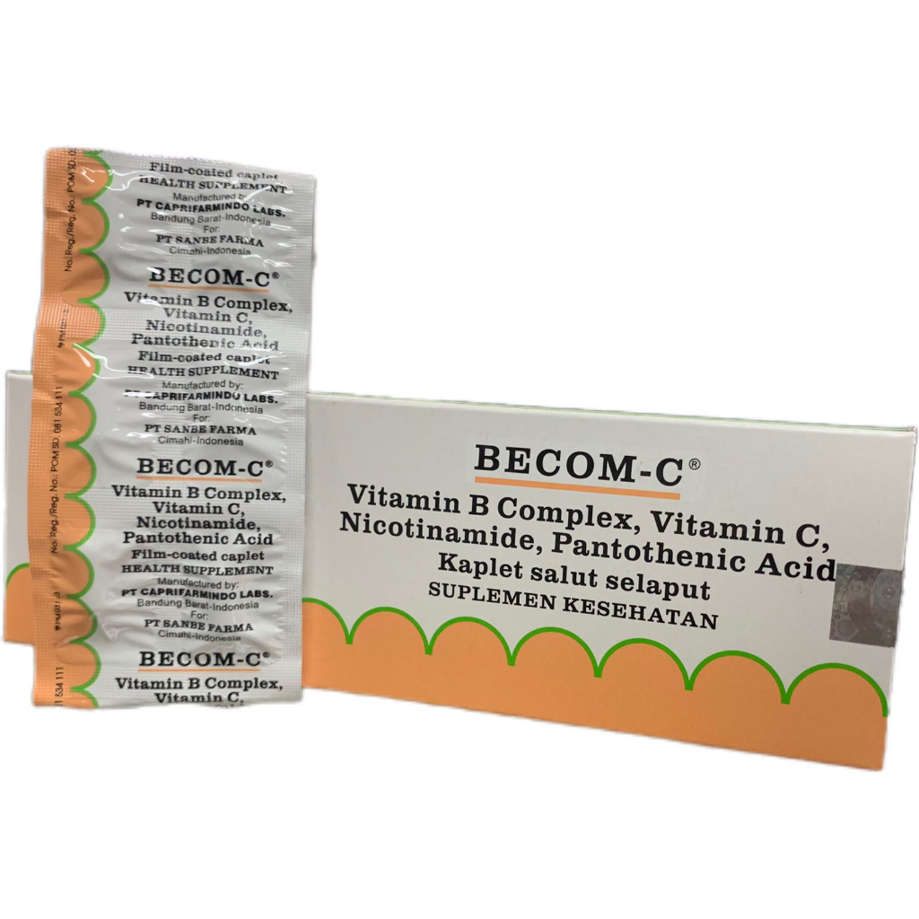 Jual BECOM C ISI 10 TAB | Shopee Indonesia