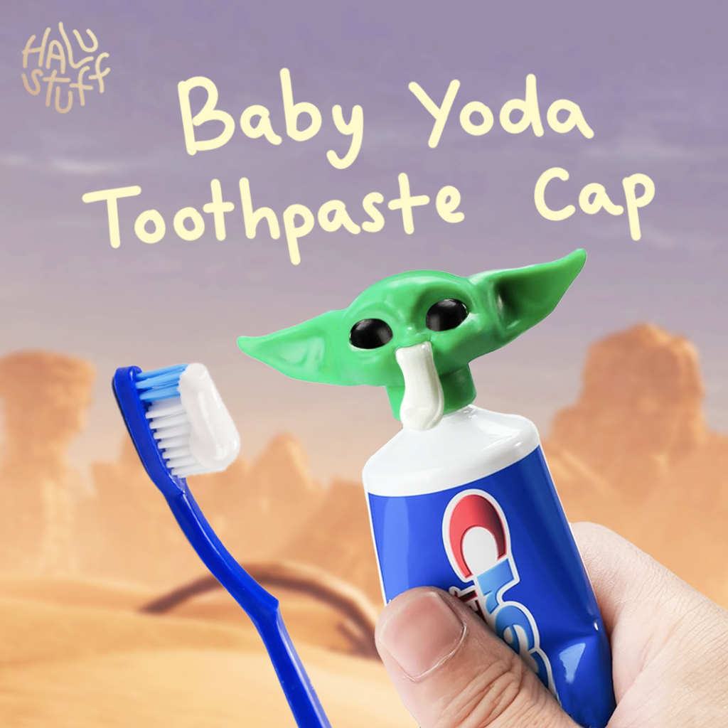 Jual Baby Yoda Toothpaste Cap Tutup Odol Lucu Gemas Imut Mainan Hadiah