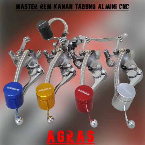 Jual HANDLE MASTER REM KANAN TABUNG ATAS ALMINI CNC UNIVERSAL MOTOR ...