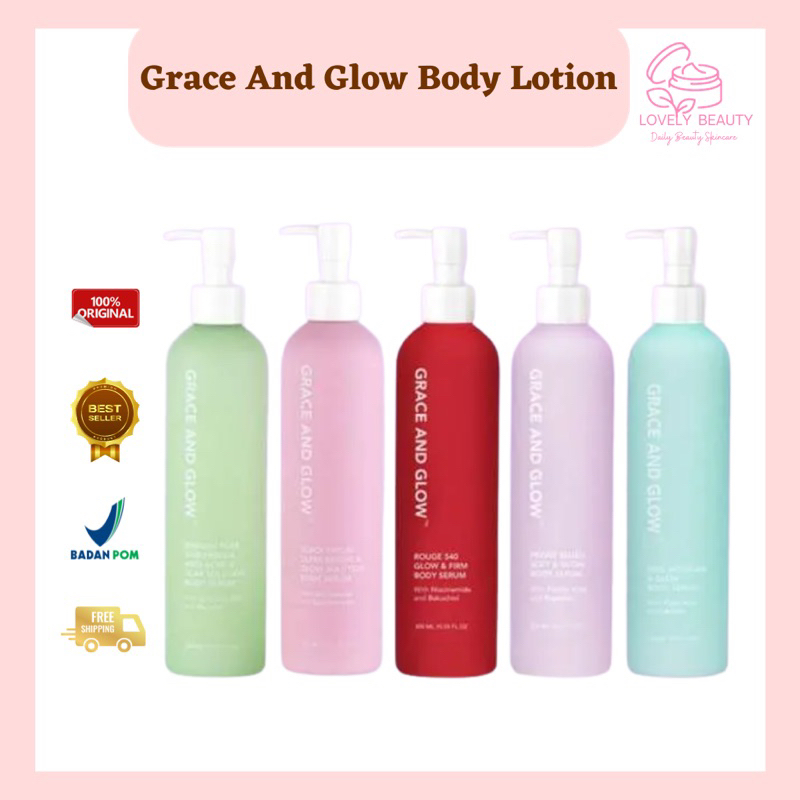 Jual Ready Stock Grace And Glow Body Serum Black Opium English Pear