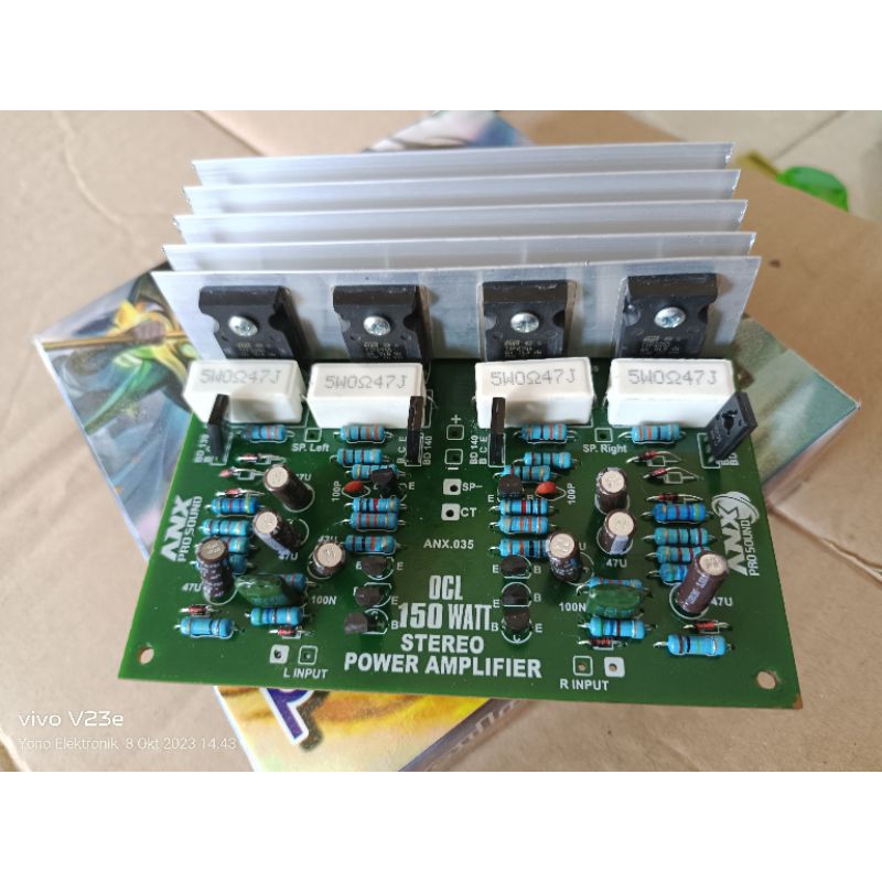 Jual Driver Power amplifier 150Watt Stereo ANX | Shopee Indonesia