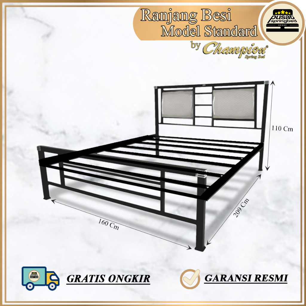 Jual Tempat Tidur Ranjang Minimalis / Dipan Divan Besi | Shopee Indonesia