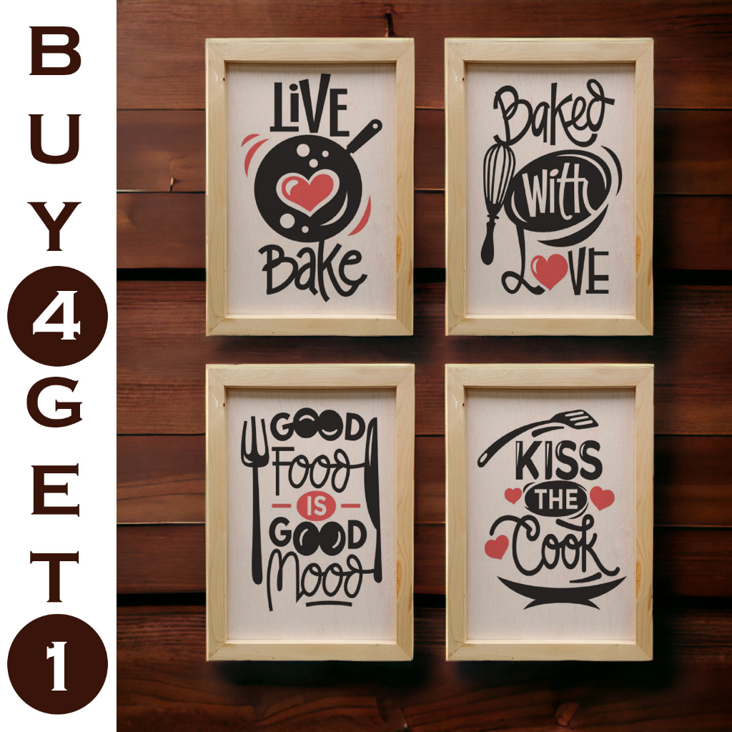 Jual Hiasan dinding bake / wall decor kitchen thema roti | Shopee Indonesia