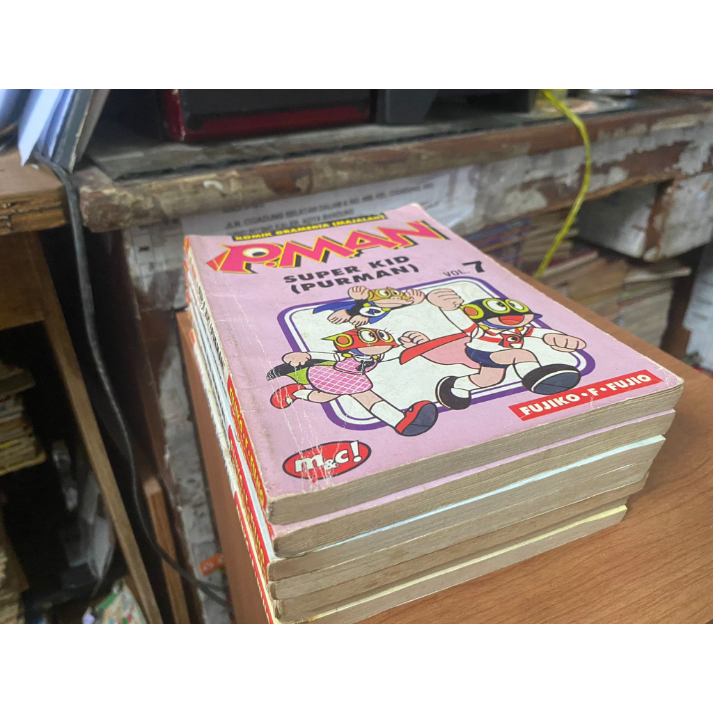 パーマン漫画本インドネシア語版 P.MAN SUPER KID (PURMAN) Komik P.Man Super Kid (Purman) | Lazada Indonesia