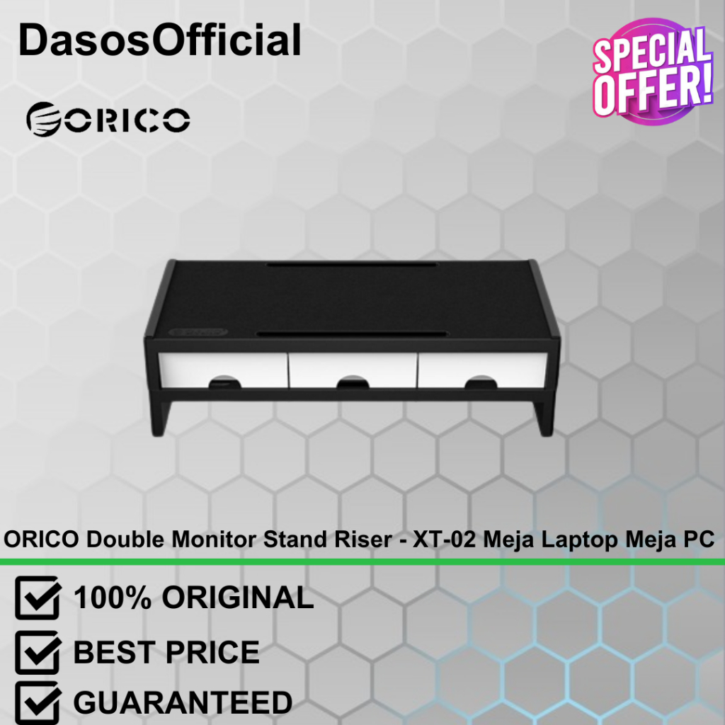 Jual ORICO Double Monitor Stand Riser - XT-02 Meja Laptop Meja PC ...