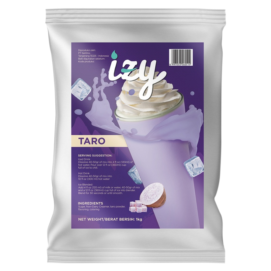 Jual Izy Powder Taro 1 Kg - Barsol Indonesia | Shopee Indonesia