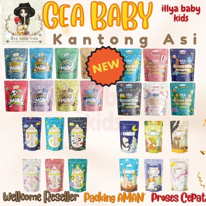 Jual Gea Baby Kantong Asi Kantung Asi Gea Baby Ml Breastmilk Storage Ml Isi Pcs