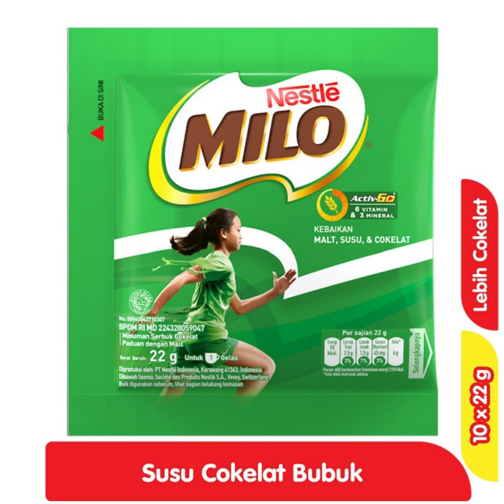 Jual Milo Sachet 22gr Renceng (10 Sachet) / milo renteng | Shopee Indonesia