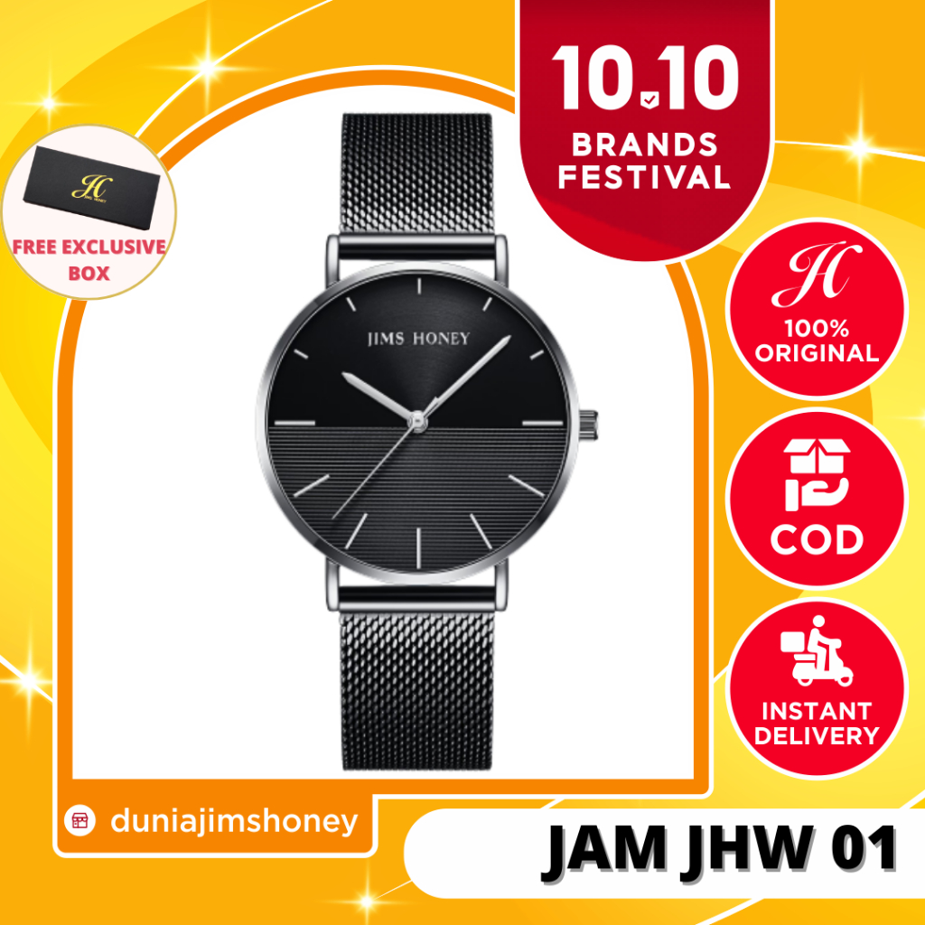 Jual Jims Honey Jam Tangan JHW01 Analog Wanita Cewek Elegan Murah