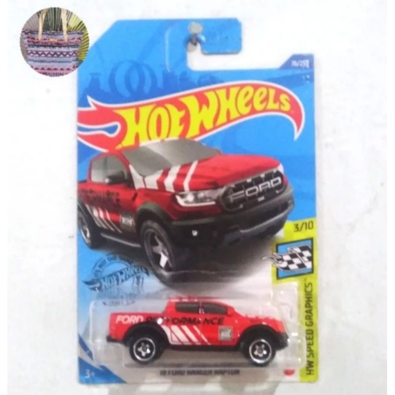 Jual Hot Wheels 19 Ford Ranger Raptor Red merah pickup jeep | Shopee ...