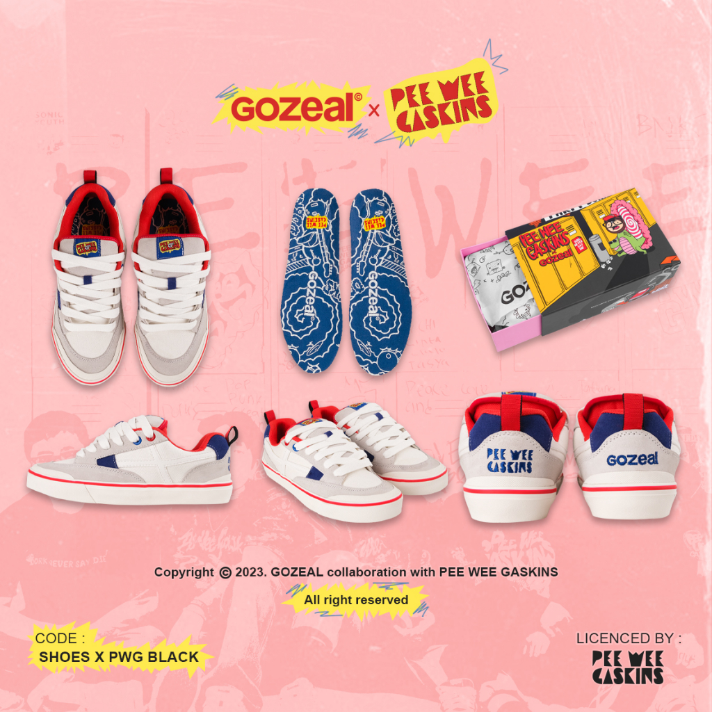 Jual X Pee Wee Gaskins | Shoes | White | Shopee Indonesia