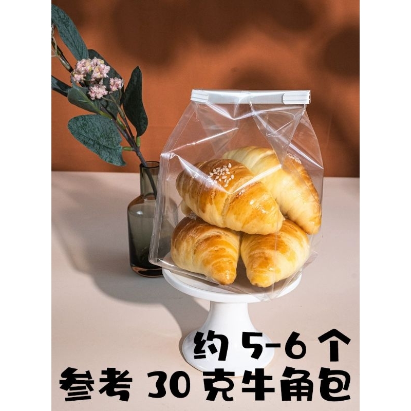 Jual 50pcs plastik roti kecil dengan kawat pengait kantong plastik roti ...