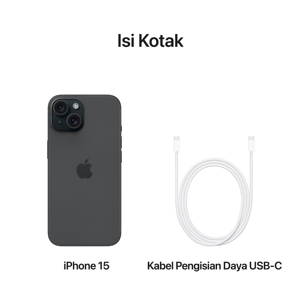 新品未開封 iPhone 15 128GB 本体 ブラック（Jual Apple iPhone
