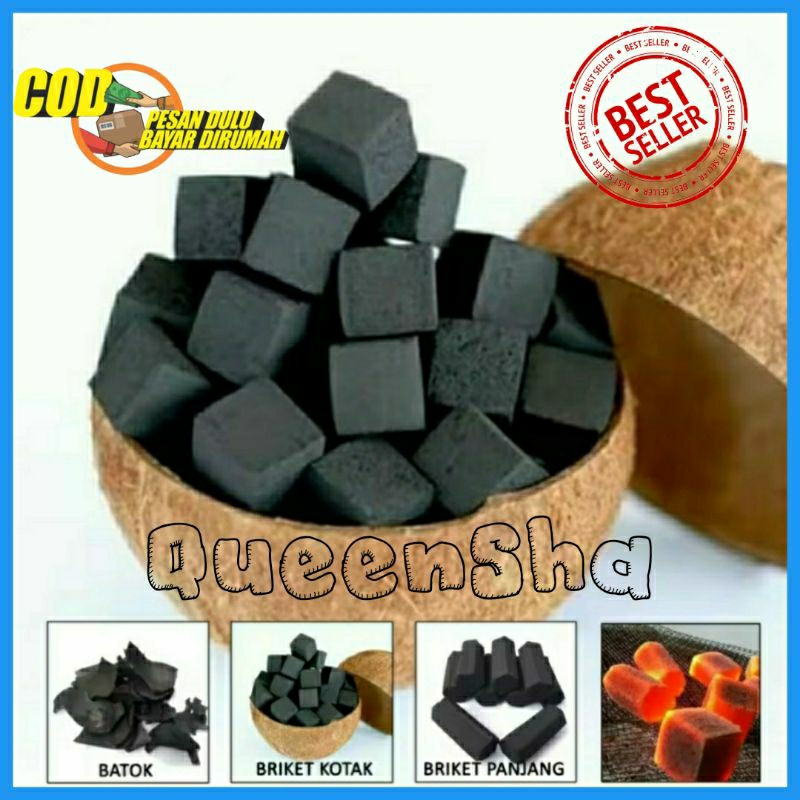 Jual Arang Briket Bbq Export Quality 1 Kg Shopee Indonesia