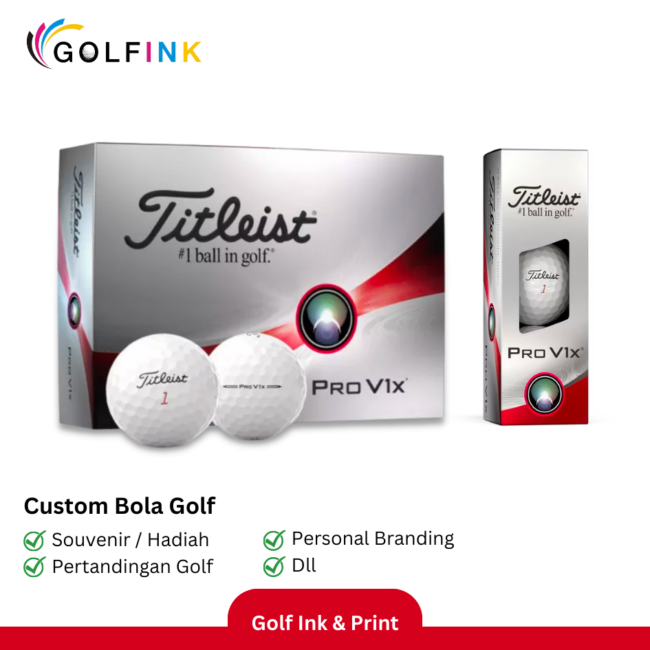 Jual Bola Golf Titleist PRO V1X Original | Shopee Indonesia