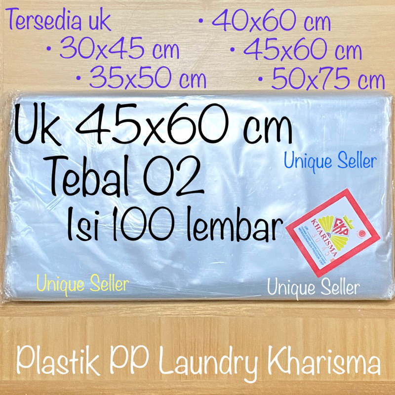 Jual Isi Plastik Laundry Kharisma X Tebal Kantong Plastik