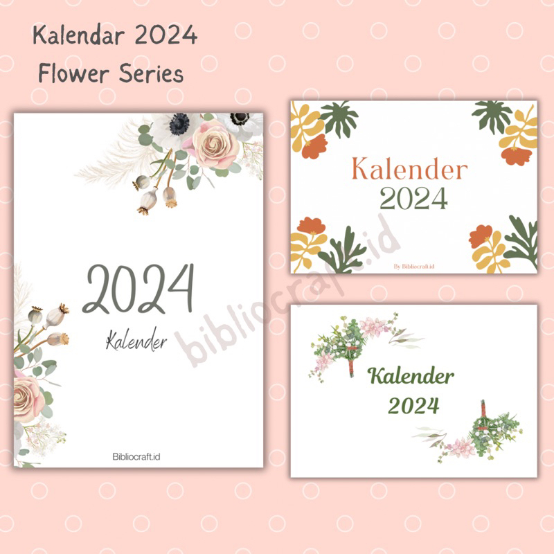 Jual Kalender Calendar Meja Ukuran A5 Aesthetic 2024/ 2025 Bibliocraft ...
