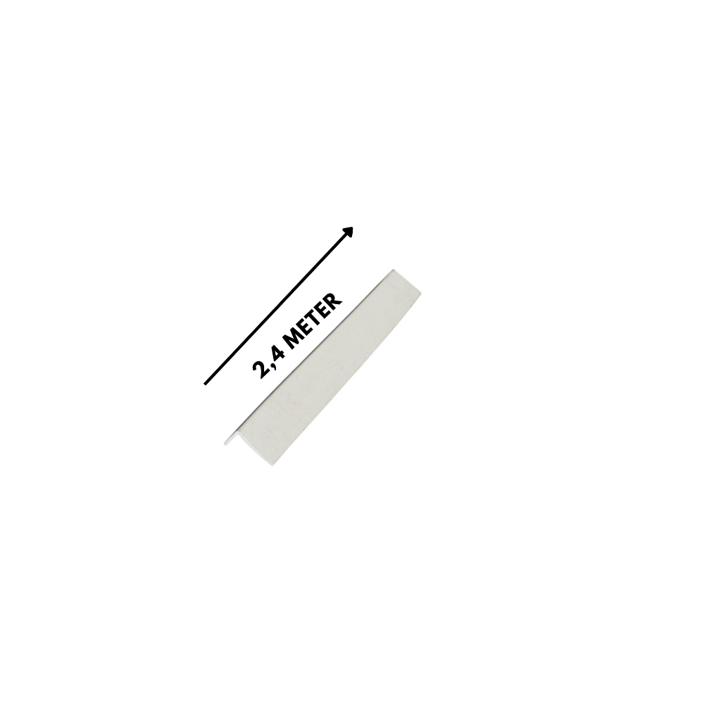 Jual TERMURAH HARGA PABRIK!!! List PVC / List Tangga / List Siku Tangga PVC 2.4m LIST SIKU